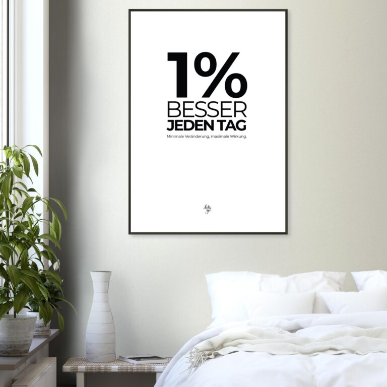 Warum das 1%-Prinzip funktioniert – Kleine Schritte für großen Erfolg